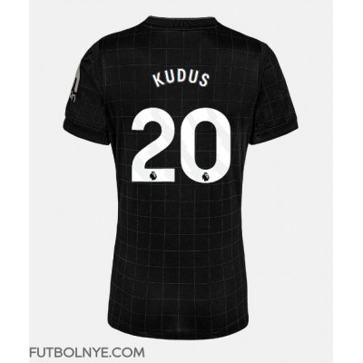 Camiseta Tottenham Hotspur Mohammed Kudus #20 Visitante Equipación para mujer 2025-26 manga corta Camiseta Tottenham Hotspur Mohammed Kudus #20 Visitante Equipación para mujer 2025-26 manga corta